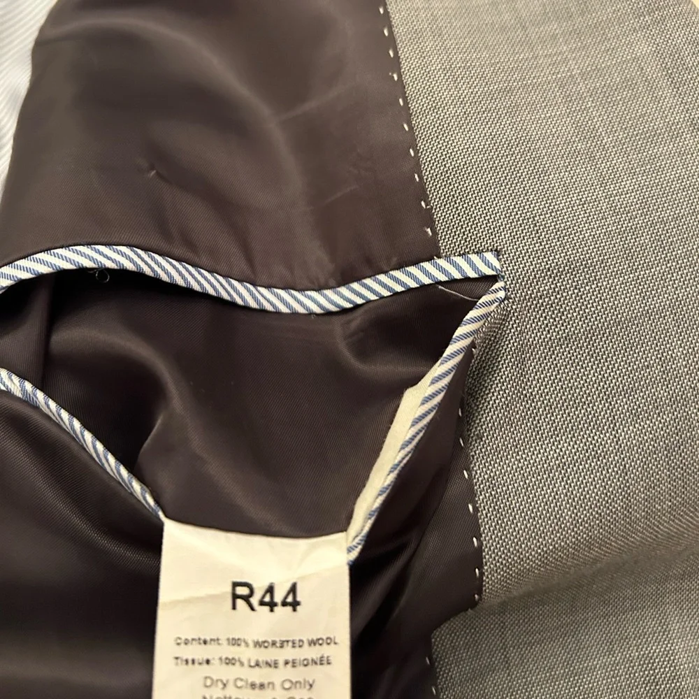 Tommy Hilfiger Gray Sports Coat Blazer Size 44R - Picture 3 of 4